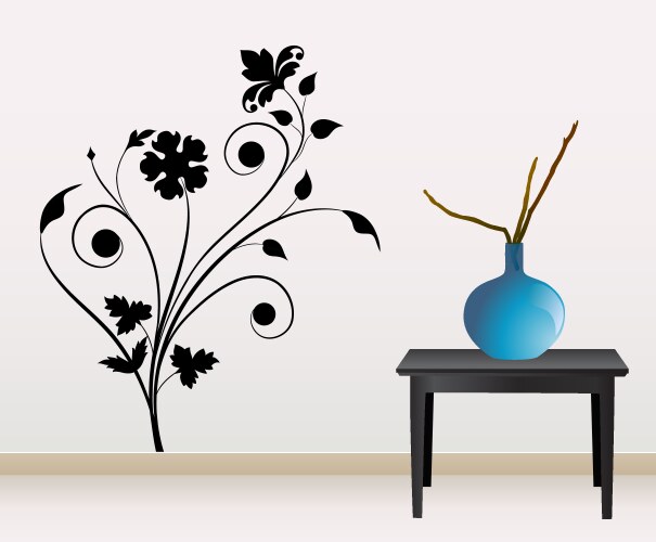 Wall decoration Royalty Free Vector Image - VectorStock