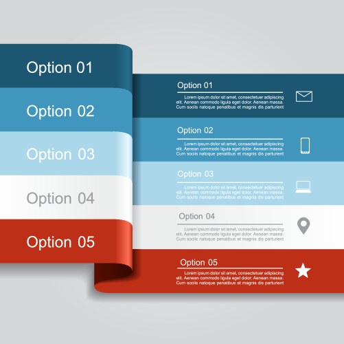 Modern design infographic template Royalty Free Vector Image