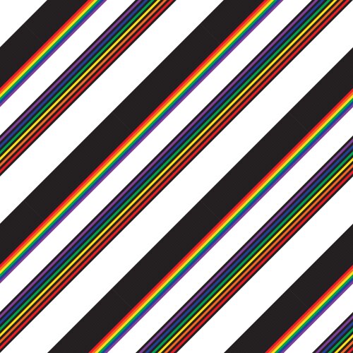 Rainbow stripe seamless pattern background Vector Image