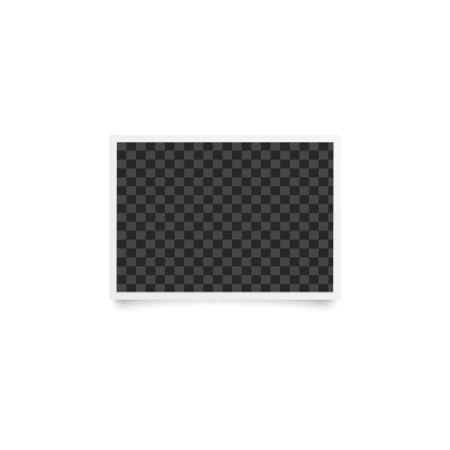 horizontal rectangular checkered empty template vector image