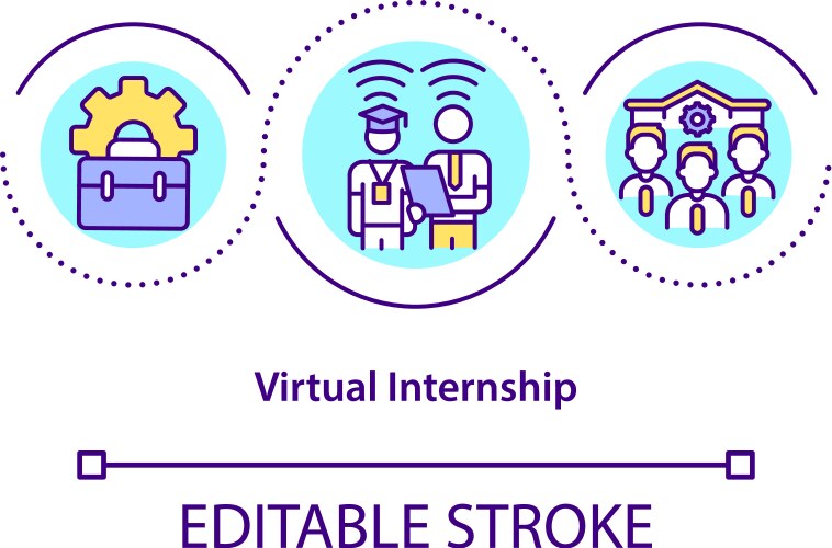 Internship intern Vector Images & Graphics for Commercial Use | VectorStock