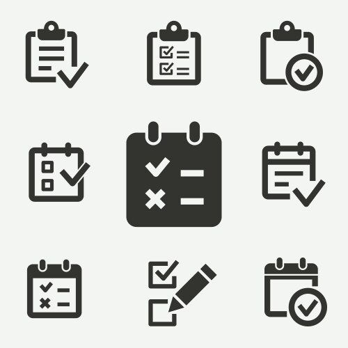 Survey icon vector image