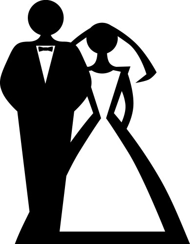 Wedding vector image