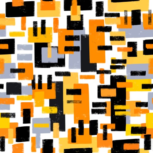 Hand drawn striped seamless pattern with short Vector Image