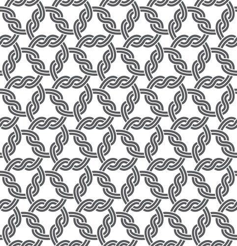 Macrame Chainlink Pattern vector image