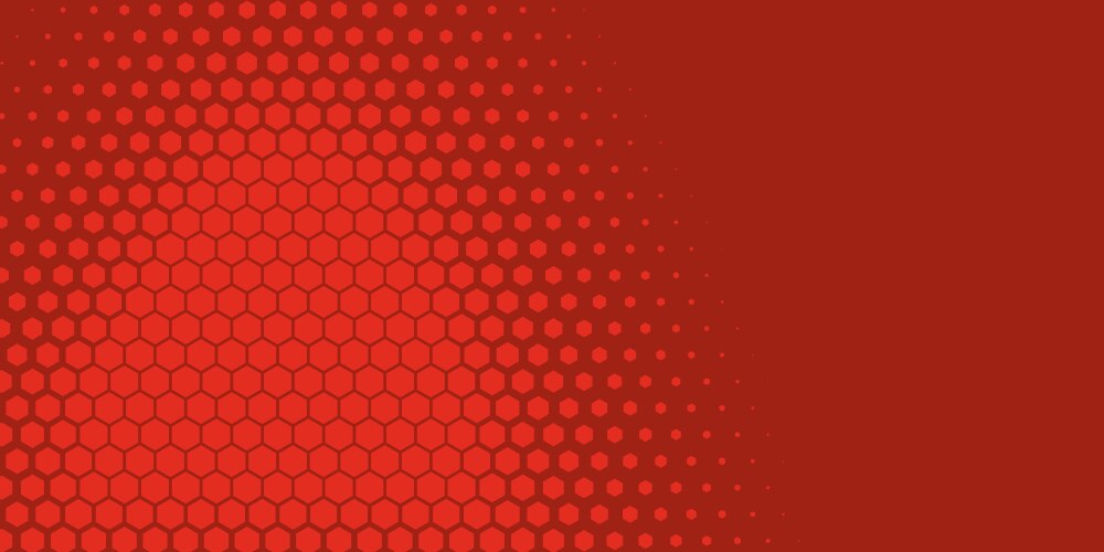 Geometric abstract hexagon two color background vector image