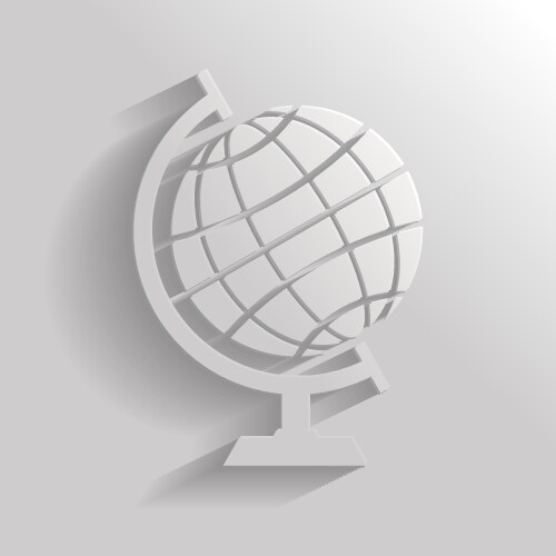 Meridian globe Vector Images & Graphics for Commercial Use | VectorStock