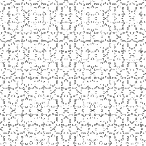 Geometric pattern texture seamless background vector image