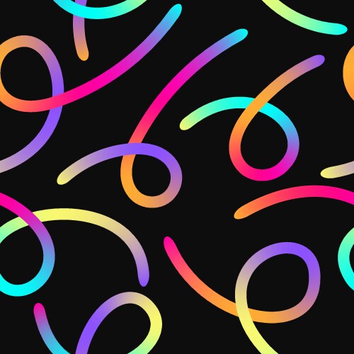 Seamless pattern with colorful lines vector image
