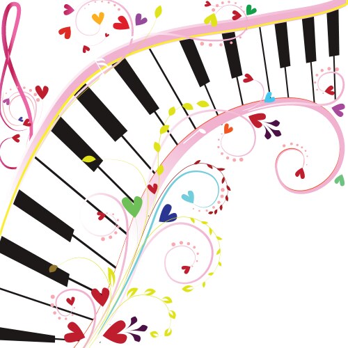 Piano Keys Curved Vector Images (over 260)