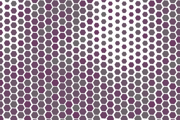 Abstract geometric hexagon pattern colorful vector image