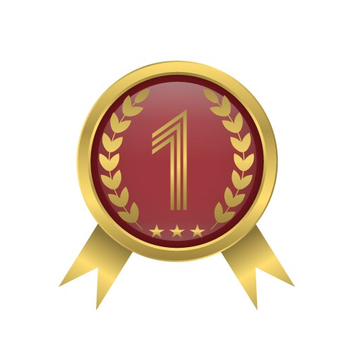 Cute number two celebration icon Royalty Free Vector Image