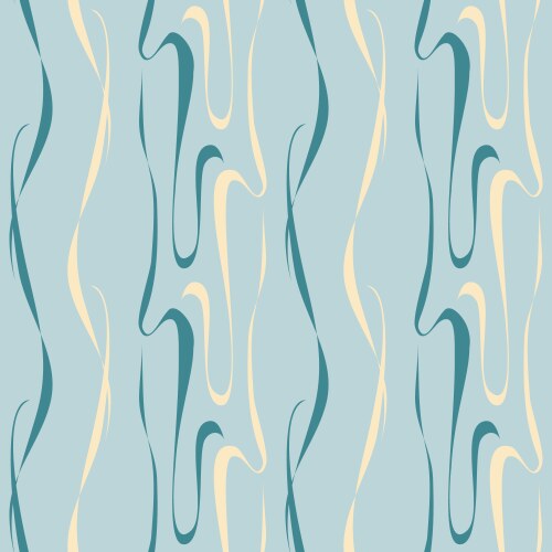 Gray pattern with waves and curls vector image
