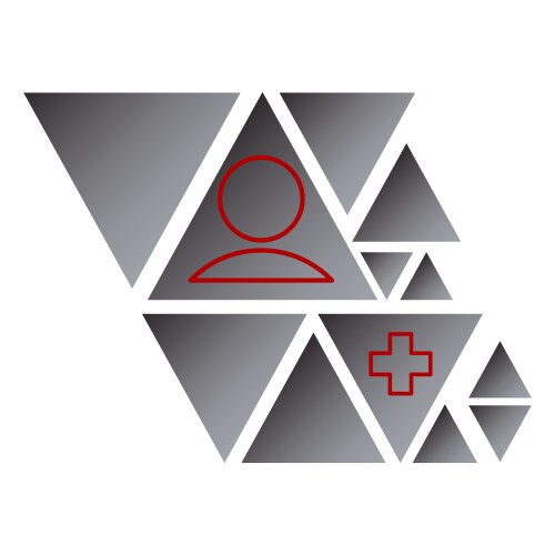 User profile sign web icon with check mark glyph vector image
