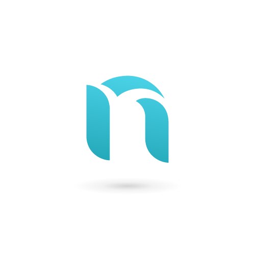 Letter n mosaic logo icon design template elements – Royalty-Free ...