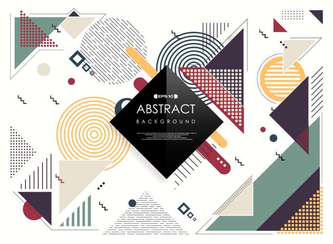Geometric Abstract Pattern vector image