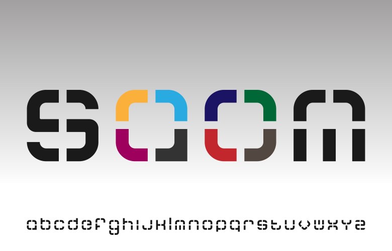 Alphabet Letter Set - A to Z Typography vector image