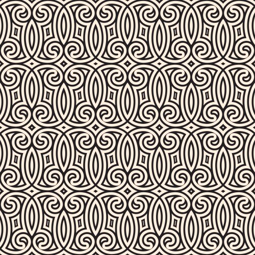 Intricate Scroll Pattern vector image
