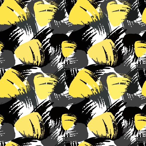 Hand drawn striped seamless pattern with short Vector Image