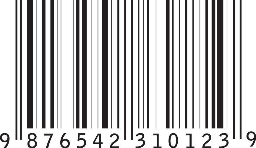 Monochrome repeating barcode stripe design pattern