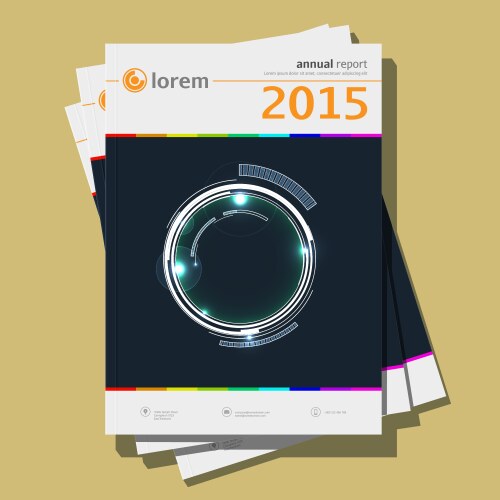 Annual report Royalty Free Vector Image - VectorStock