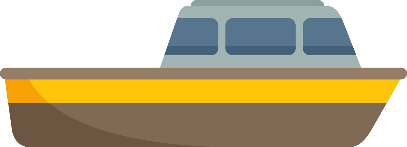 Engine rescue boat icon simple sea search Vector Image