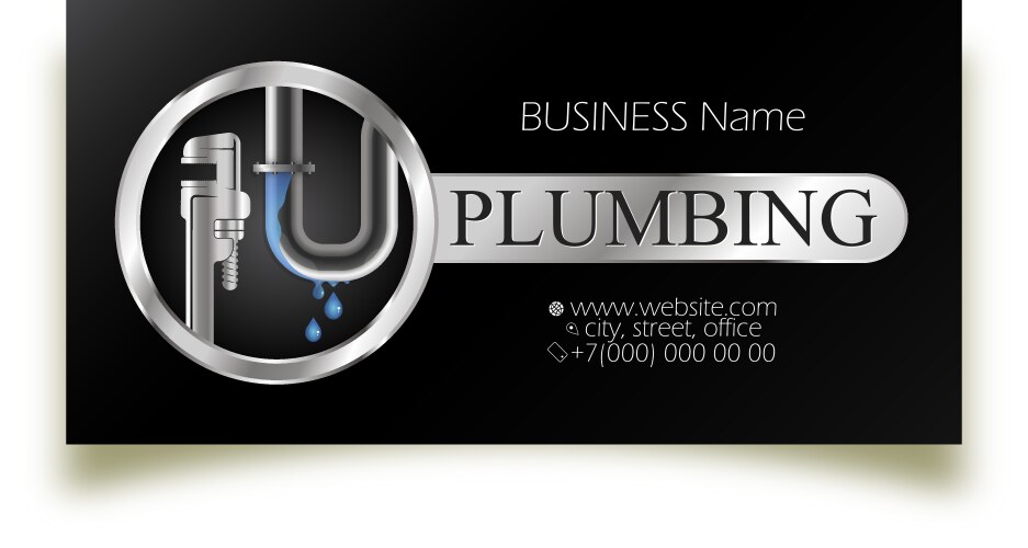 plumbing-business-card-template-vector-images-over-330 for Free Printable Plumbing Business Cards Plumbing Business Card Template Vector Images (over 330) for Free Printable Plumbing Business Cards