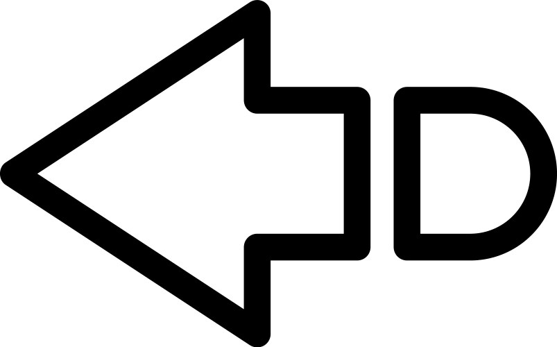 Reverse left right arrow icon Royalty Free Vector Image