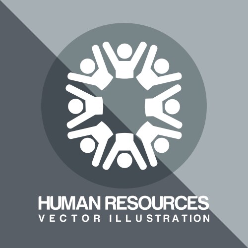 Human resources design Royalty Free Vector Image
