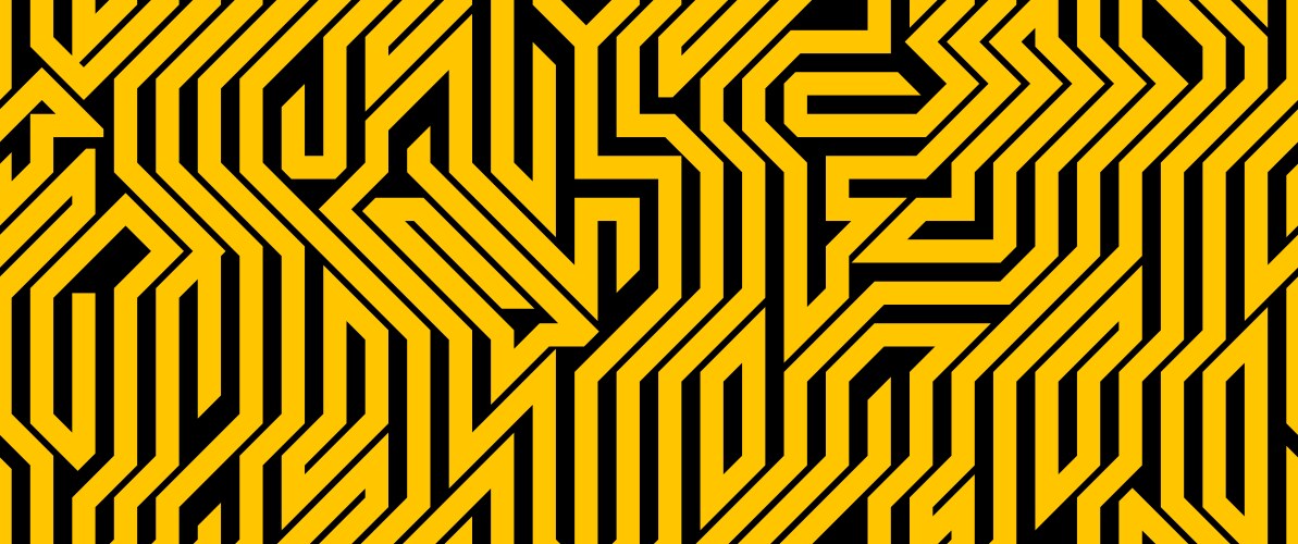 Tech style seamless linear pattern circuit board vector image