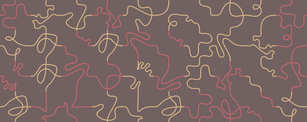 Abstract linear pattern made with seamless thin vector image