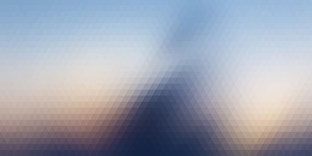 Abstract banner design with triangular pattern vector image