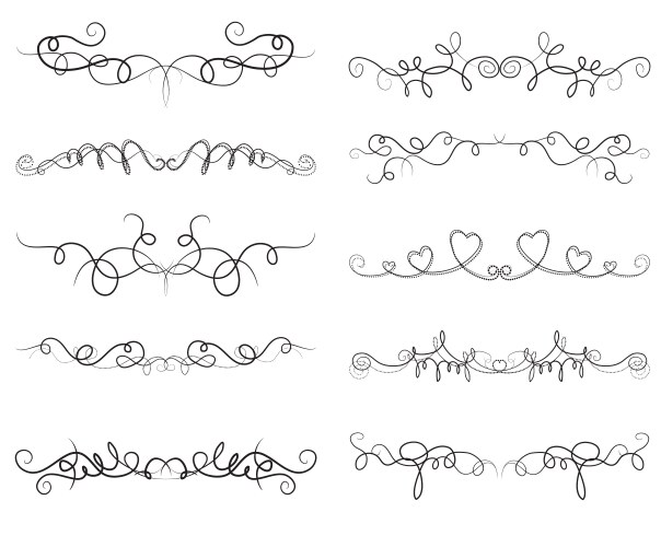 Floral Swirls and Ornaments Vector Image