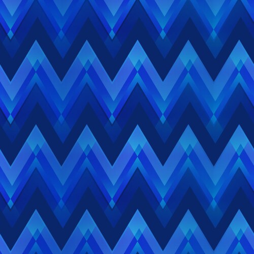 Dark blue color zigzag seamless pattern vector image