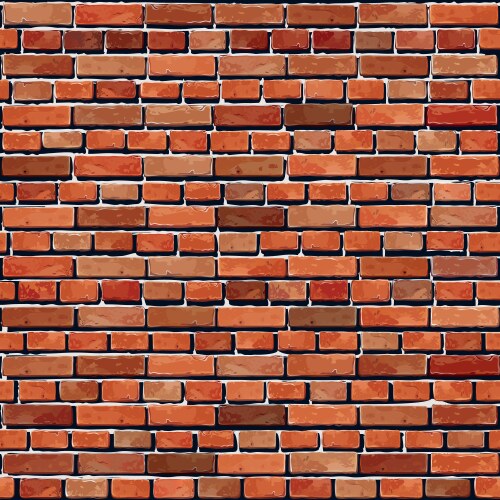 Red brick wall texture background design Vector Image