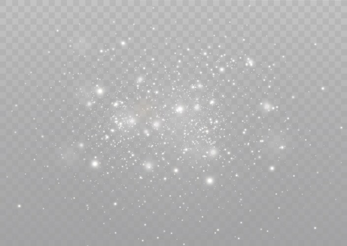 white christmas sparks vector image