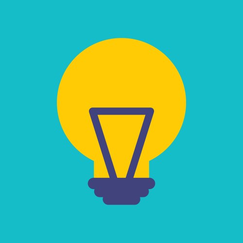 Flat modern design with shadow icons lightbulb – Free Vector | VectorStock