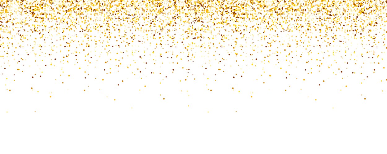 Golden Glitter Sparkle Background Vector Image