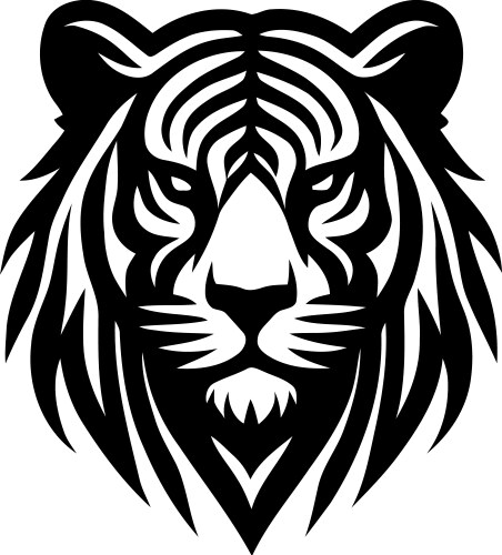 Tiger head logo Vector Image