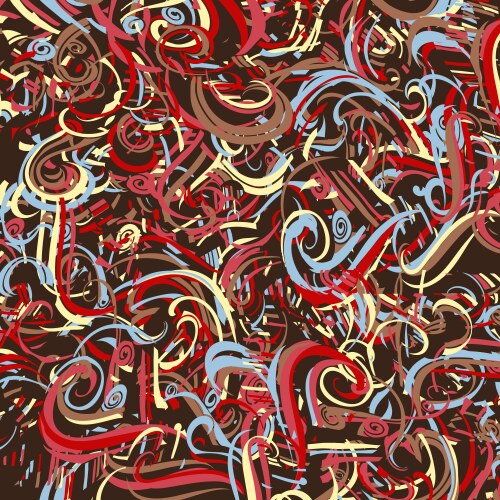 Background pattern with circles strokes vector image