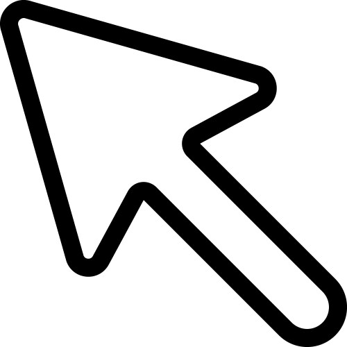 Mouse cursor icon Royalty Free Vector Image - VectorStock
