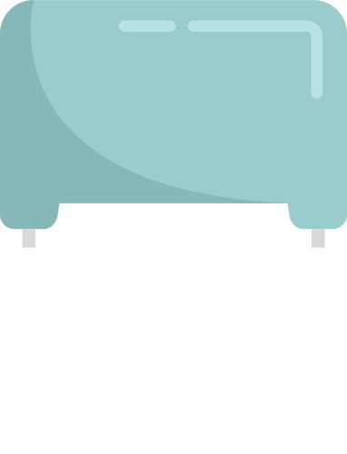 Computer resistor icon flat electrical Royalty Free Vector