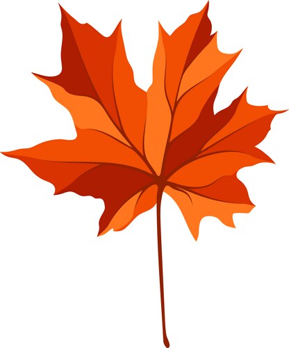Autumn leaf Royalty Free Vector Image - VectorStock