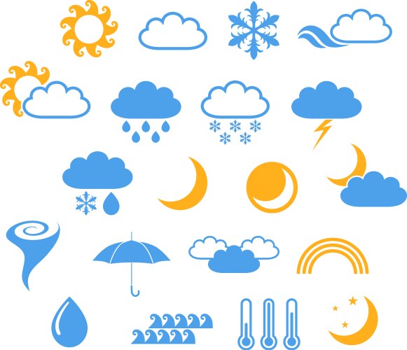 Weather Vector Image