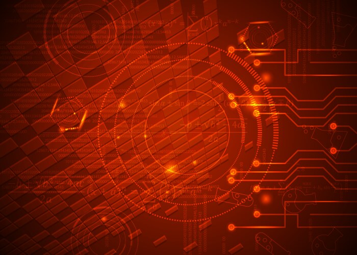 Abstract background 13 formulas code vektorbild