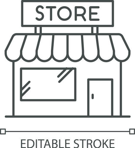 24-hour convenience store Royalty Free Vector Image