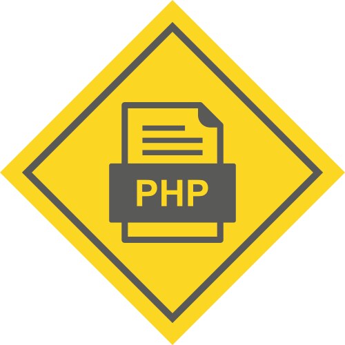 Php file document icon vector image