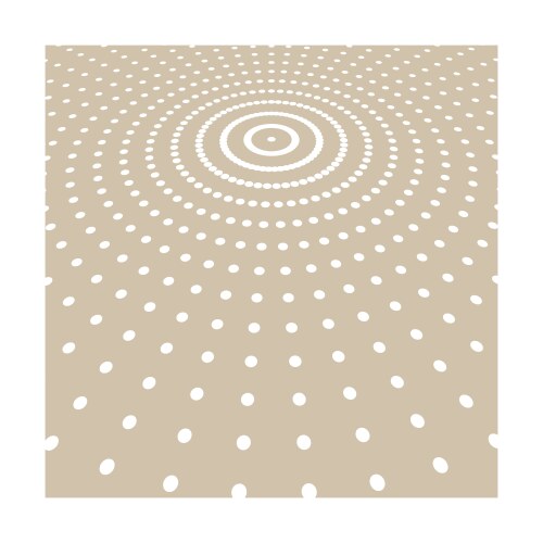 Abstract white color dots pattern halftone radius vector image