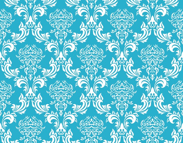 Emerald green plants horizontal seamless pattern Vector Image