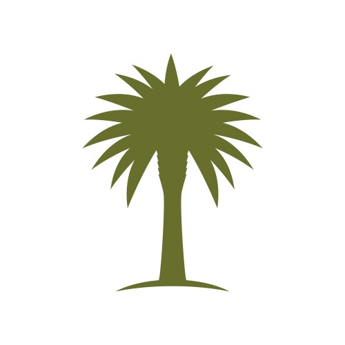 Date palm logo Royalty Free Vector Image - VectorStock